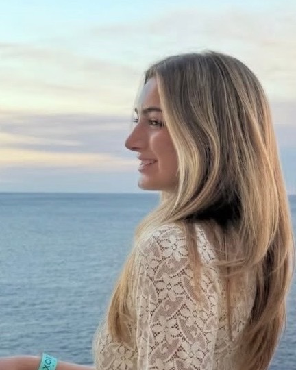 Long, lived-in blonde hair after a 2-month grow-out, by Helen Lee